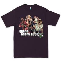 Plum Grand Theft Auto Premium Tee - artisFamous
