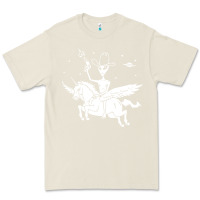 Bone alien riding unicorn  cool ufo cowboy Premium Tee - artisFamous