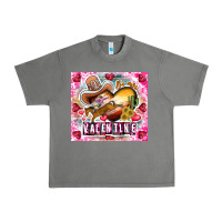 Tornado Be Mine Valentine Urban Heavy Tee - CowhideDigitalArt