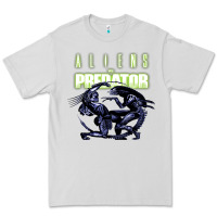 Dove Grey Predator Alien Premium Tee - artisFamous