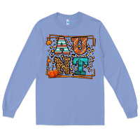 Colony Blue Autumn Leopard Aunt Long Sleeve Tee - LillyAllenDesigns