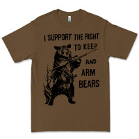 Cacao bear arms 2nd amendment funny hunting Premium Tee - artisFamous