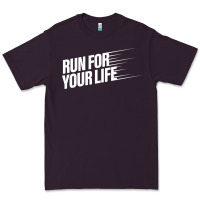 Plum run for your life Premium Tee - artisFamous