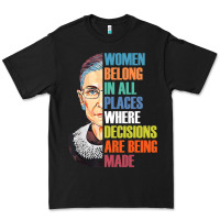 Black women belong in all places r.u.th bader gins.burg r.b.g t shirt Premium Tee - artisFamous