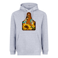 Heather Grey cowtag Heavyweight Hoodie - Jasminsmagicworld