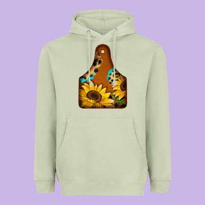 Cowtag Heavyweight Hoodie Designed By Jasminsmagicworld