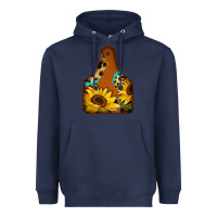 Navy cowtag Heavyweight Hoodie - Jasminsmagicworld