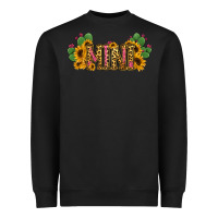 Black Cactus Leopard Sunflower Mama and Mini Set Heavyweight Sweatshirt - Jasminsmagicworld