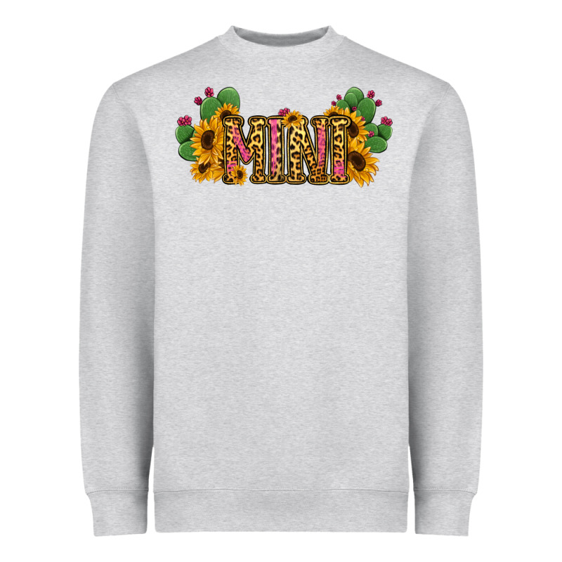 Cactus Leopard Sunflower Mama And Mini Set Heavyweight Sweatshirt by Jasminsmagicworld | Teevron