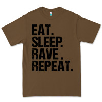 Cacao eat sleep rave repeat Premium Tee - artisFamous