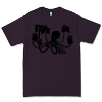 Plum Octopus Premium Tee - artisFamous