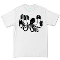 White Octopus Premium Tee - artisFamous