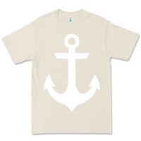 Bone preppy nautical anchor Premium Tee - artisFamous