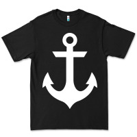 Black preppy nautical anchor Premium Tee - artisFamous