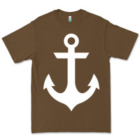 Cacao preppy nautical anchor Premium Tee - artisFamous