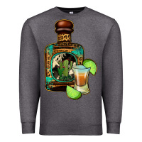 Charcoal Heather tequila bottle Premium Sweatshirt - Jasminsmagicworld