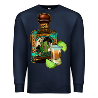 Navy tequila bottle Premium Sweatshirt - Jasminsmagicworld