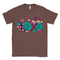 Chestnut Xoxo Valentine's Day turquoise gemstone Classic Tee - FaDigitalArtStudio