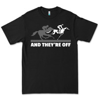 Black horse racing Premium Tee - artisFamous