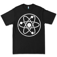 Black Atomic Atom Symbol Premium Tee - artisFamous