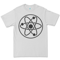 Dove Grey Atomic Atom Symbol Premium Tee - artisFamous