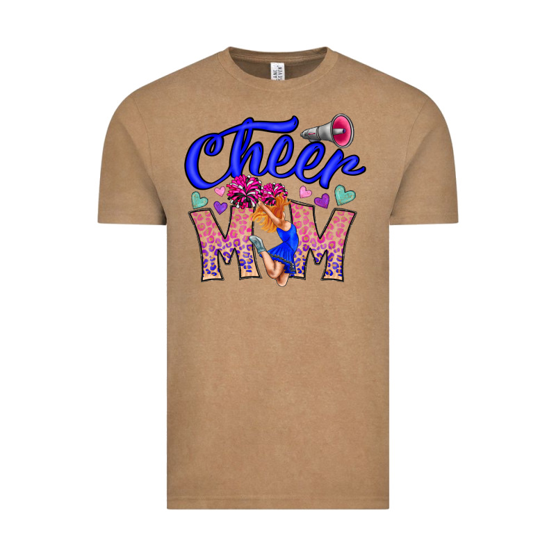 Cheer Mom Vintage Tee by CowhideDigitalArt | Teevron