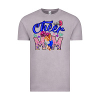 Vintage Zinc Cheer Mom Vintage Tee - CowhideDigitalArt