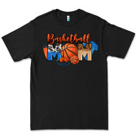 Black basketball mom Premium Tee - FaDigitalArtStudio