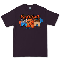 Plum basketball mom Premium Tee - FaDigitalArtStudio