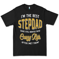 Black I'm The Best Stepdad | Father's Day Premium Tee - artisFamous
