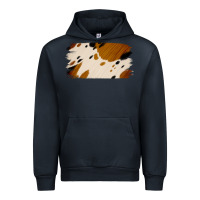 Navy Cowhide Black and Light Brown Brushstroke Urban Hoodie - Jasminsmagicworld