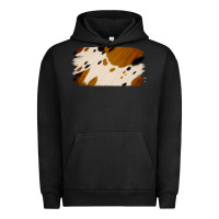 Pigment Black Cowhide Black and Light Brown Brushstroke Urban Hoodie - Jasminsmagicworld