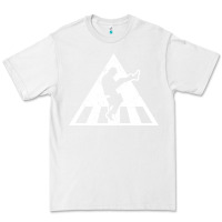 White The Ministry of Silly Walks Distressed Premium Tee - artisFamous
