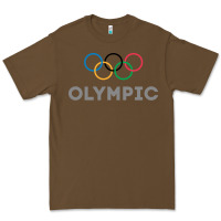 Cacao OLYMPIC RINGS Premium Tee - artisFamous