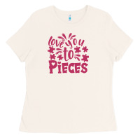 Bone love you to pieces Ladies Tee - CowhideDigitalArt