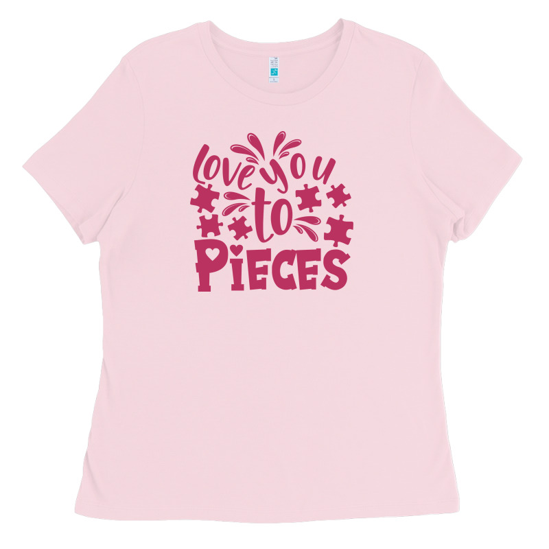 Love You To Pieces Ladies Tee by CowhideDigitalArt | Teevron