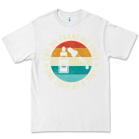 White CBD Oil Changing Lives Premium Tee - artisFamous
