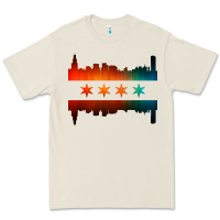Bone chicago flag skyline Premium Tee - artisFamous