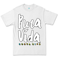 White costa rica pura vida Premium Tee - artisFamous
