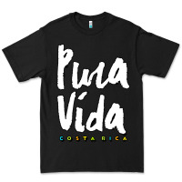 Black costa rica pura vida Premium Tee - artisFamous