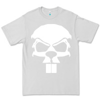 Dove Grey crazy beaver skull Premium Tee - artisFamous