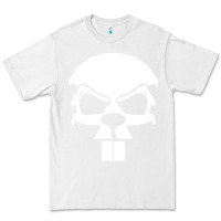 White crazy beaver skull Premium Tee - artisFamous