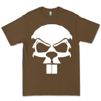 Cacao crazy beaver skull Premium Tee - artisFamous