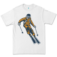 White born to ski Premium Tee - artisFamous