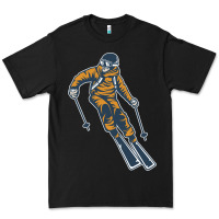 Black born to ski Premium Tee - artisFamous