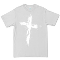 Dove Grey cross Premium Tee - artisFamous