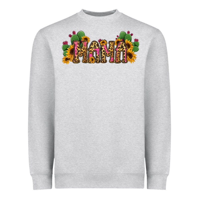 Cactus Leopard Sunflower Mama And Mini Set Heavyweight Sweatshirt by Jasminsmagicworld | Teevron