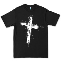 Black cross Premium Tee - artisFamous