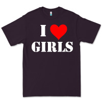 Plum i love girls Premium Tee - artisFamous