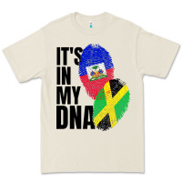Bone jamaican and haitian mix flag dna heritage Premium Tee - artisFamous
